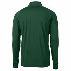 Green Bay Packers Cutter & Buck Helmet Adapt Eco Knit Stretch Recycled Quarter-Zip Pullover Top Green - NFL