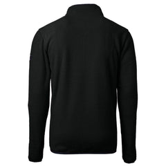 Minnesota Vikings Cutter & Buck Helmet Cascade Eco Sherpa Fleece Quarter-Zip Pullover Jacket Black - NFL