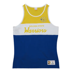 Mitchell & Ness - Golden State Warriors Special Script Tank Top - Royal