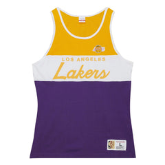 Mitchell & Ness - Los Angeles Lakers Special Script Tank Top - Purple