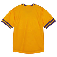 Mitchell & Ness - Los Angeles Lakers Jumbotron 3.0 Mesh V-Neck T-Shirt - Purple