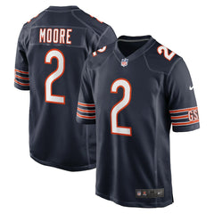 D.J. Moore Chicago Bears Team Color Game Jersey Navy - Nike