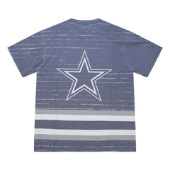 Dallas Cowboys Jumbotron 3.0 T-Shirt Navy - Mitchell & Ness