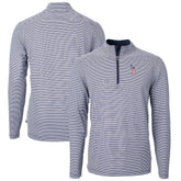 Los Angeles Dodgers Cutter & Buck Americana Logo Big & Tall Virtue Eco Pique Recycled Quarter-Zip Pullover Top discount
