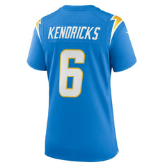 Eric Kendricks Los Angeles Chargers Women's Game Player Jersey Powder Blue - Nike