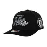 Mitchell & Ness - Brooklyn Nets MVP Team Script 2.0 Stretch-Snapback Hat - Black