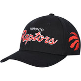 Mitchell & Ness - Toronto Raptors MVP Team Script 2.0 Stretch Snapback Hat - Black