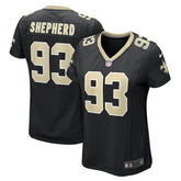 Nathan Shepherd New Orleans Saints Women's Game Jersey Black - Nike