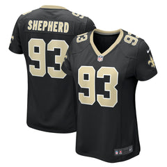 Nathan Shepherd New Orleans Saints Women's Game Jersey Black - Nike