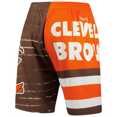 Cleveland Browns Jumbotron 3.0 Shorts Brown - Mitchell & Ness