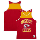 Kansas City Chiefs Heritage Colorblock Tank Top Red/Gold - Mitchell & Ness