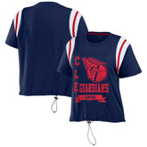Cleveland Guardians WEAR by Erin Andrews Women's Cinched Colorblock T-Shirt discount