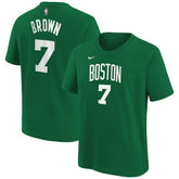 NBA - Jaylen Brown Boston Celtics Youth Icon Name & Number T-Shirt - Kelly Green