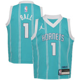 NBA - LaMelo Ball Charlotte Hornets Jordan Brand Preschool Swingman Player Jersey - Icon Edition - Teal