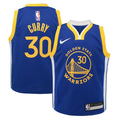 Nike - Stephen Curry Golden State Warriors Preschool Dri-FIT Swingman Player Jersey - Icon Editi- Royal