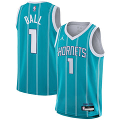 Nike - LaMelo Ball Charlotte Hornets Youth Swingman Jersey - Icon Edition - Teal