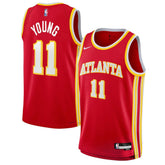 Nike - Trae Young Atlanta Hawks Youth Swingman Jersey - Icon Edition - Red
