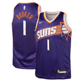 Nike - Devin Booker Phoenix Suns Youth Swingman Jersey - Icon Edition - Purple