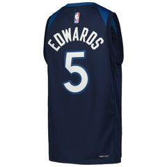 Nike - Anthony Edwards Minnesota Timberwolves Youth Swingman Jersey - Icon Edition - Navy
