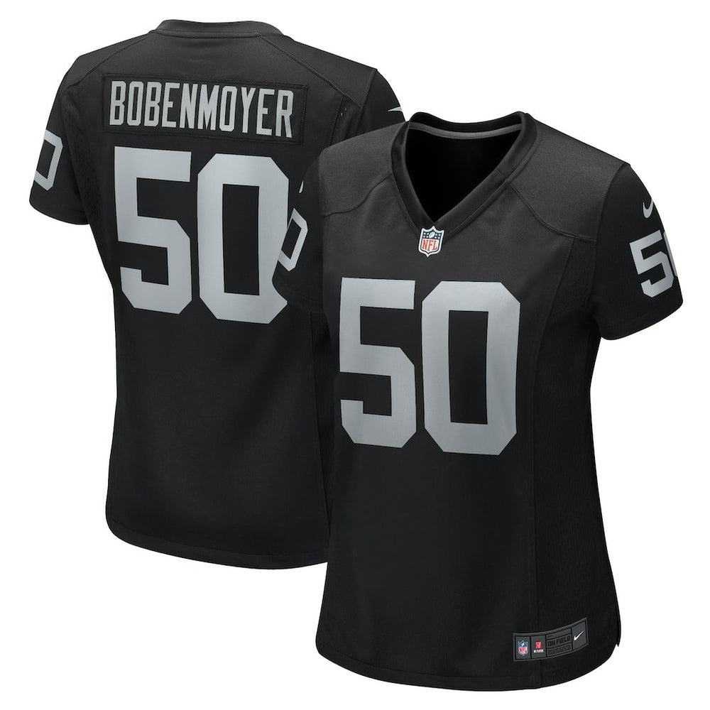 Jacob Bobenmoyer Las Vegas Raiders Women's Game Player Jersey Black - Nike