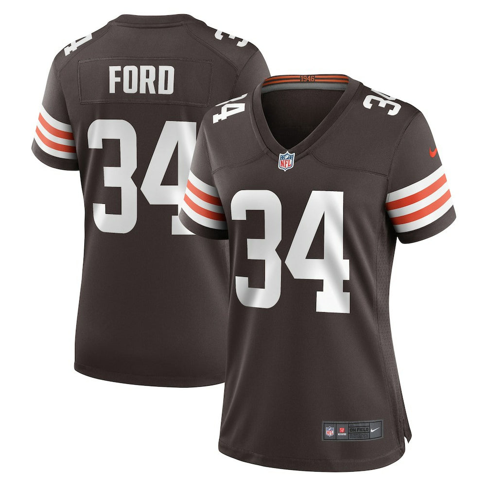 Jerome Ford Cleveland Browns Women's Game Player Jersey Brown - Nike
