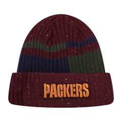 Green Bay Packers Pro Standard Speckled Cuffed Knit Hat Burgundy - NFL