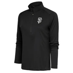 San Francisco Giants Antigua Women's Brushed Metallic Tribute Half-Zip Pullover Top Near Me