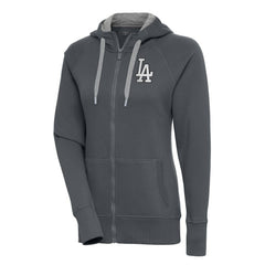 Los Angeles Dodgers Antigua Women's Brushed Metallic Victory Full-Zip Hoodie Online