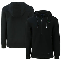 Cincinnati Reds Cutter & Buck Roam Eco Half-Zip Recycled Pullover Hoodie for sale