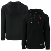 San Francisco Giants Cutter & Buck Roam Eco Half-Zip Recycled Pullover Hoodie Clearance
