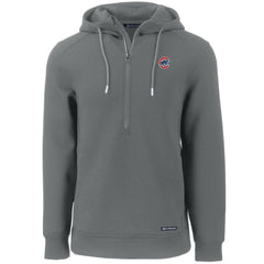 Chicago Cubs Cutter & Buck Roam Eco Half-Zip Recycled Pullover Hoodie for sale