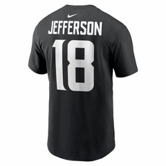 Justin Jefferson Minnesota Vikings Name & Number T-Shirt Black - Nike