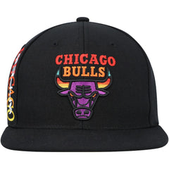 Mitchell & Ness - Chicago Bulls Soul High-Grade Fade Undervisor Snapback Hat - Black