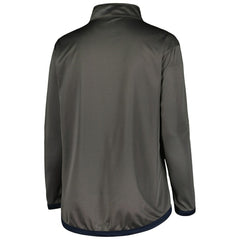 New York Yankees Profile Women's Plus Size Quarter-Zip Jacket Sale