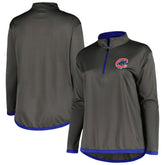 Chicago Cubs Profile Women's Plus Size Quarter-Zip Jacket for sale