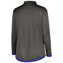 Chicago Cubs Profile Women's Plus Size Quarter-Zip Jacket for sale