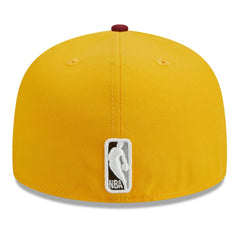 New Era - Boston Celtics Fall Leaves 2-Tone 59FIFTY Fitted Hat - Yellow/Red