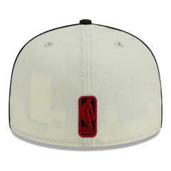 New Era - Miami Heat Piping 2-Tone 59FIFTY Fitted Hat - Cream/Black