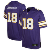 Justin Jefferson Minnesota Vikings Youth Game Jersey Purple - Nike