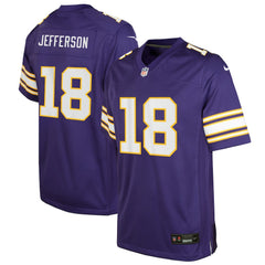 Justin Jefferson Minnesota Vikings Youth Game Jersey Purple - Nike