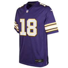 Justin Jefferson Minnesota Vikings Youth Game Jersey Purple - Nike