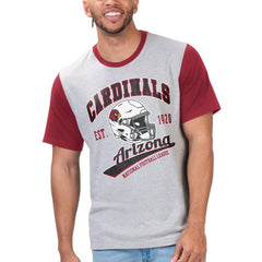 Arizona Cardinals G-III Sports by Carl Banks Black Label T-Shirt Gray - NFL