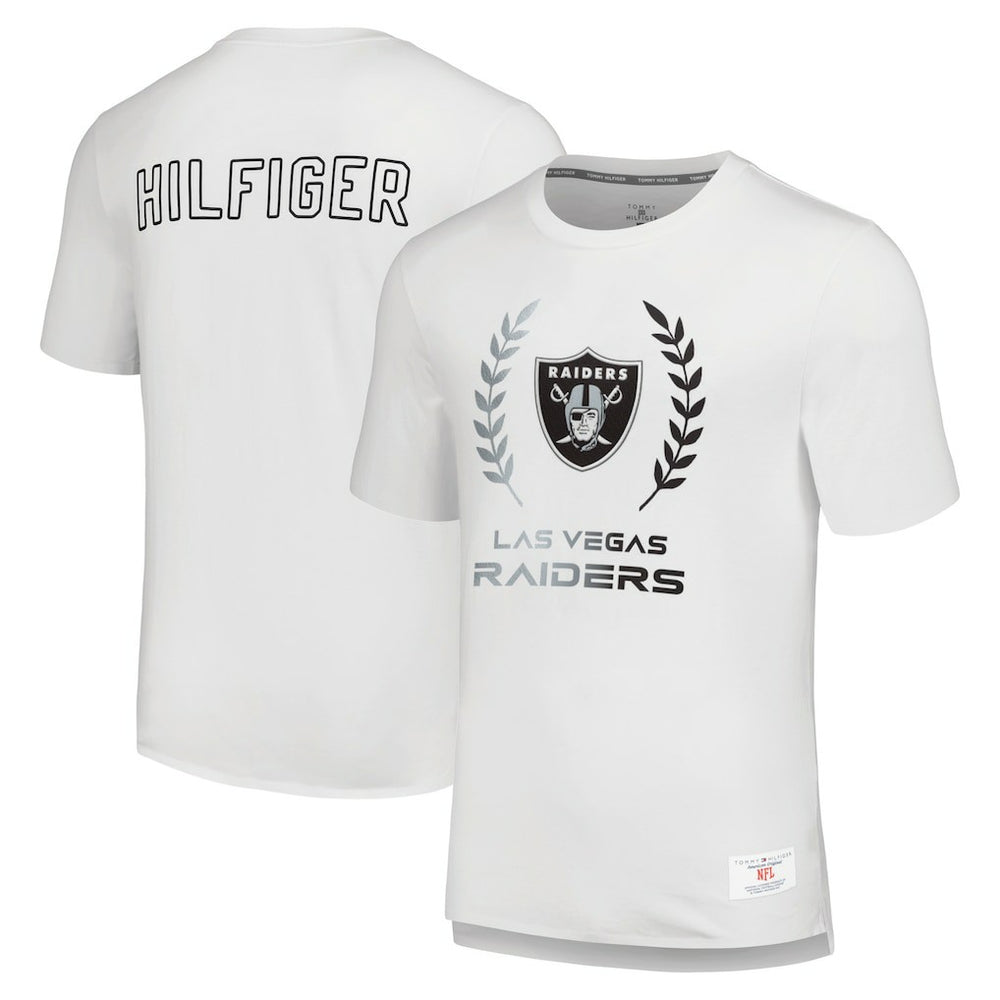 Las Vegas Raiders Tommy Hilfiger Miles T-Shirt White - NFL