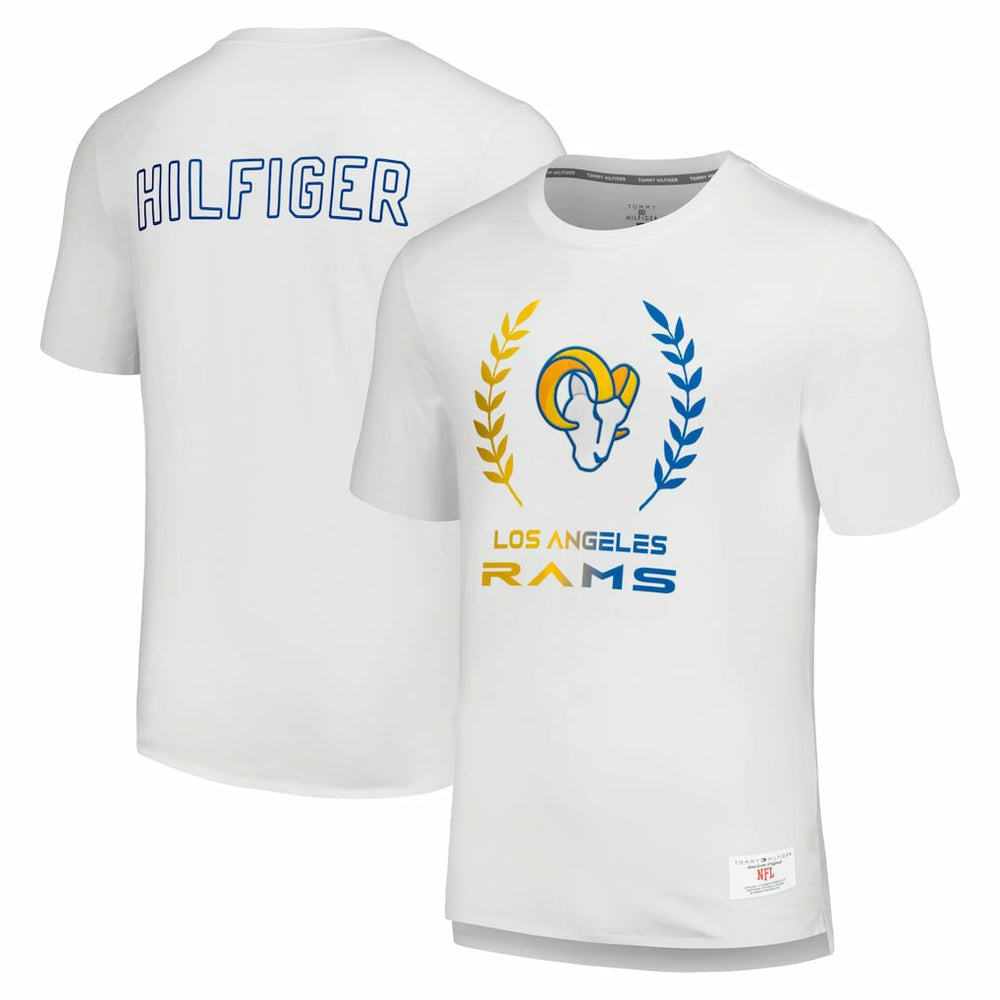 Los Angeles Rams Tommy Hilfiger Miles T-Shirt White - NFL
