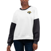 Jacksonville Jaguars G-III 4Her by Carl Banks Women's A-Game Pullover Sweatshirt White - NFL