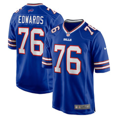 David Edwards Buffalo Bills Game Jersey Royal - Nike