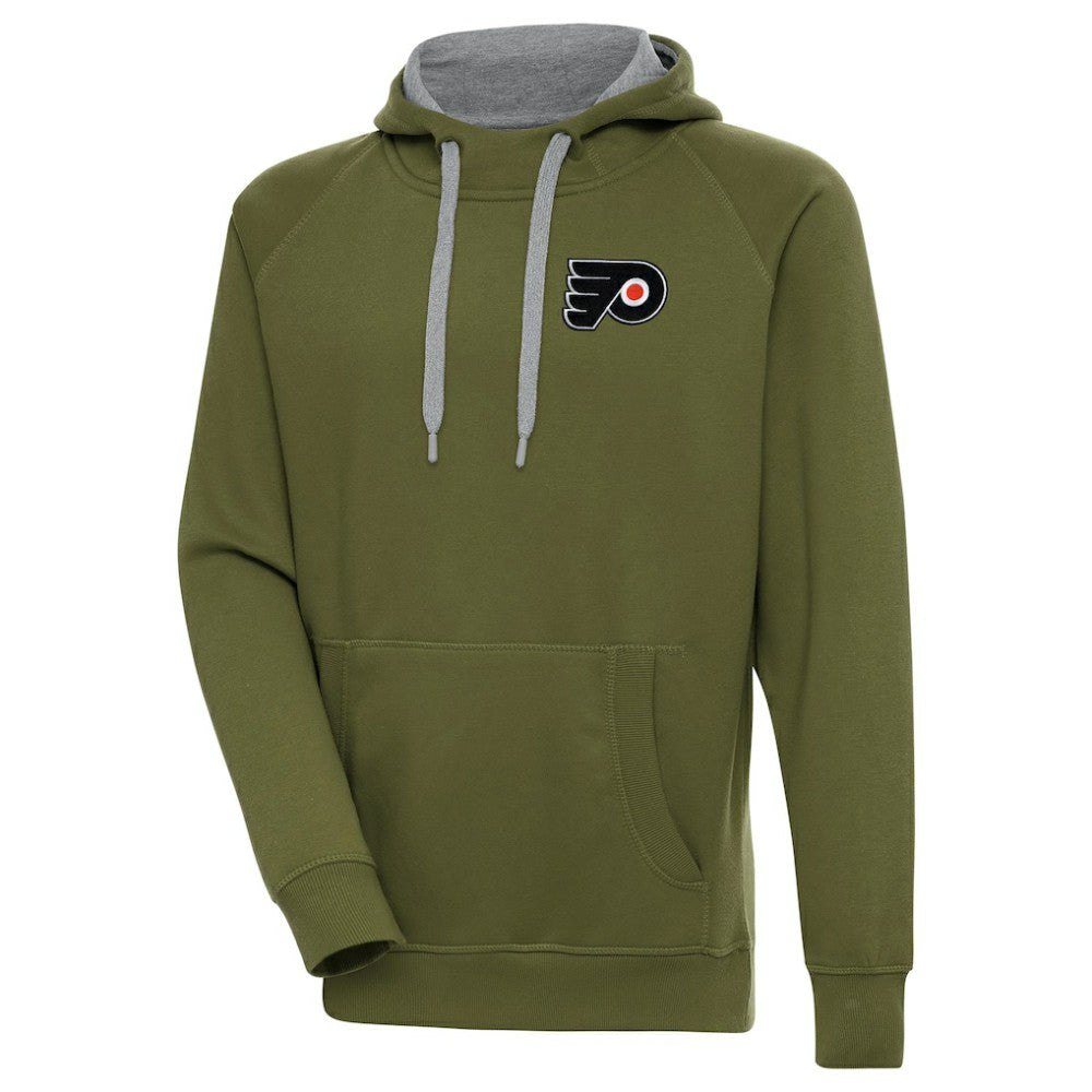 Philadelphia Flyers - Antigua Victory Pullover Hoodie Olive