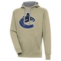 Vancouver Canucks - Antigua Victory Pullover Hoodie Khaki
