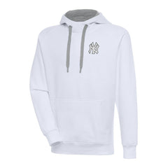 New York Yankees Antigua Metallic Victory Pullover Hoodie for sale