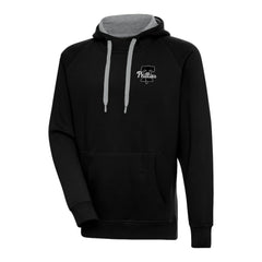 Philadelphia Phillies Antigua Metallic Victory Pullover Hoodie On Sale
